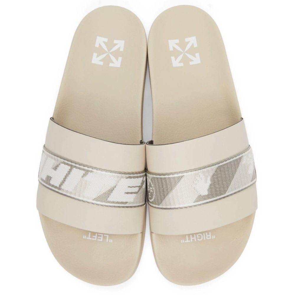 Off white sandals